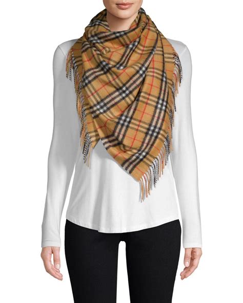 burberry bandana cashmere scarf|burberry cashmere check scarf price.